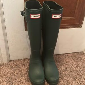 Dark Green Hunter Boots brand new